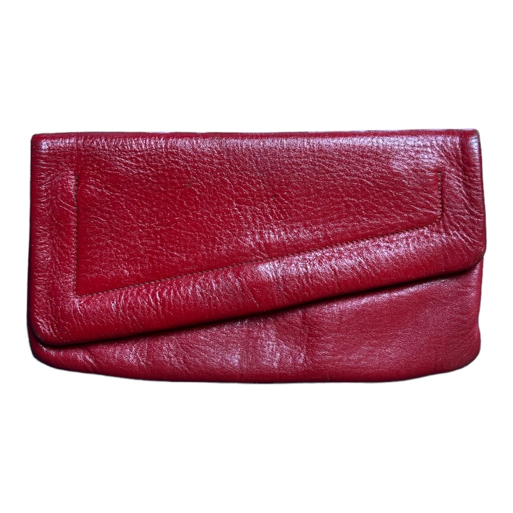 Vintage 1955 Cowhide Sport-Age envelope clutch by Bonita Handbags